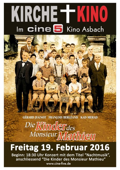 Kirche + Kino - Cantaleon und "Die Kinder des Monsieur Mathieu"